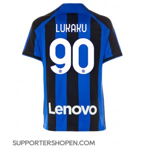 Inter Milan Romelu Lukaku #90 Hemma Matchtröja 2022-23 Kortärmad